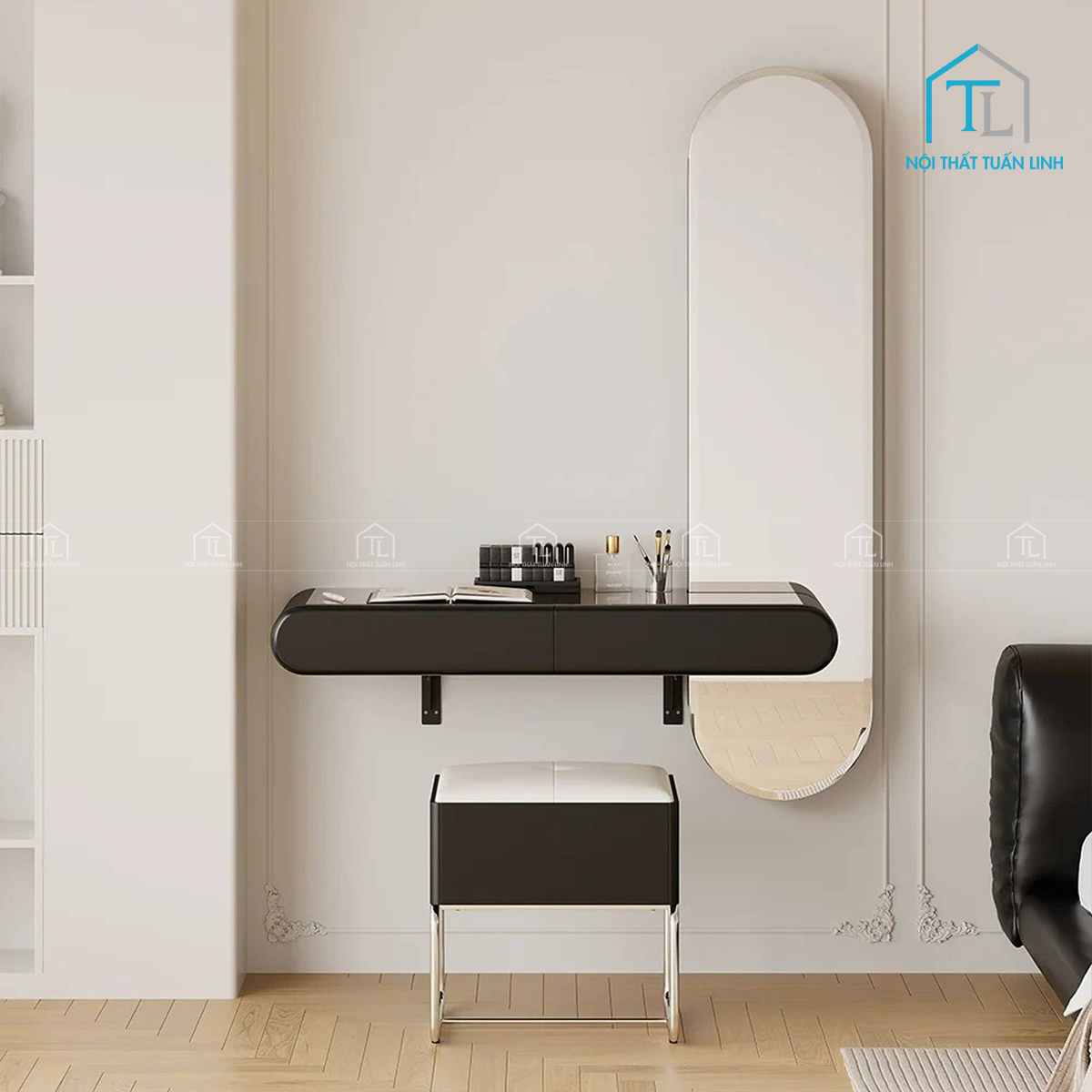 Chất liệu gỗ công nghiệp hoàn thiện sơn mờ