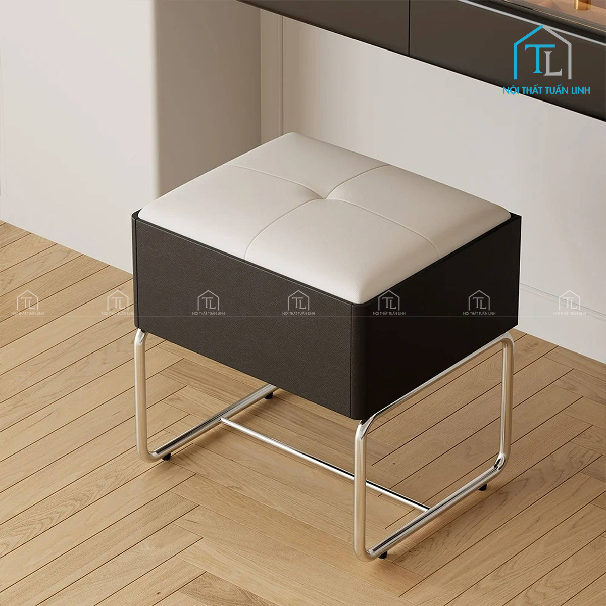 Ghế ngồi đồng bộ với bàn trang điểm