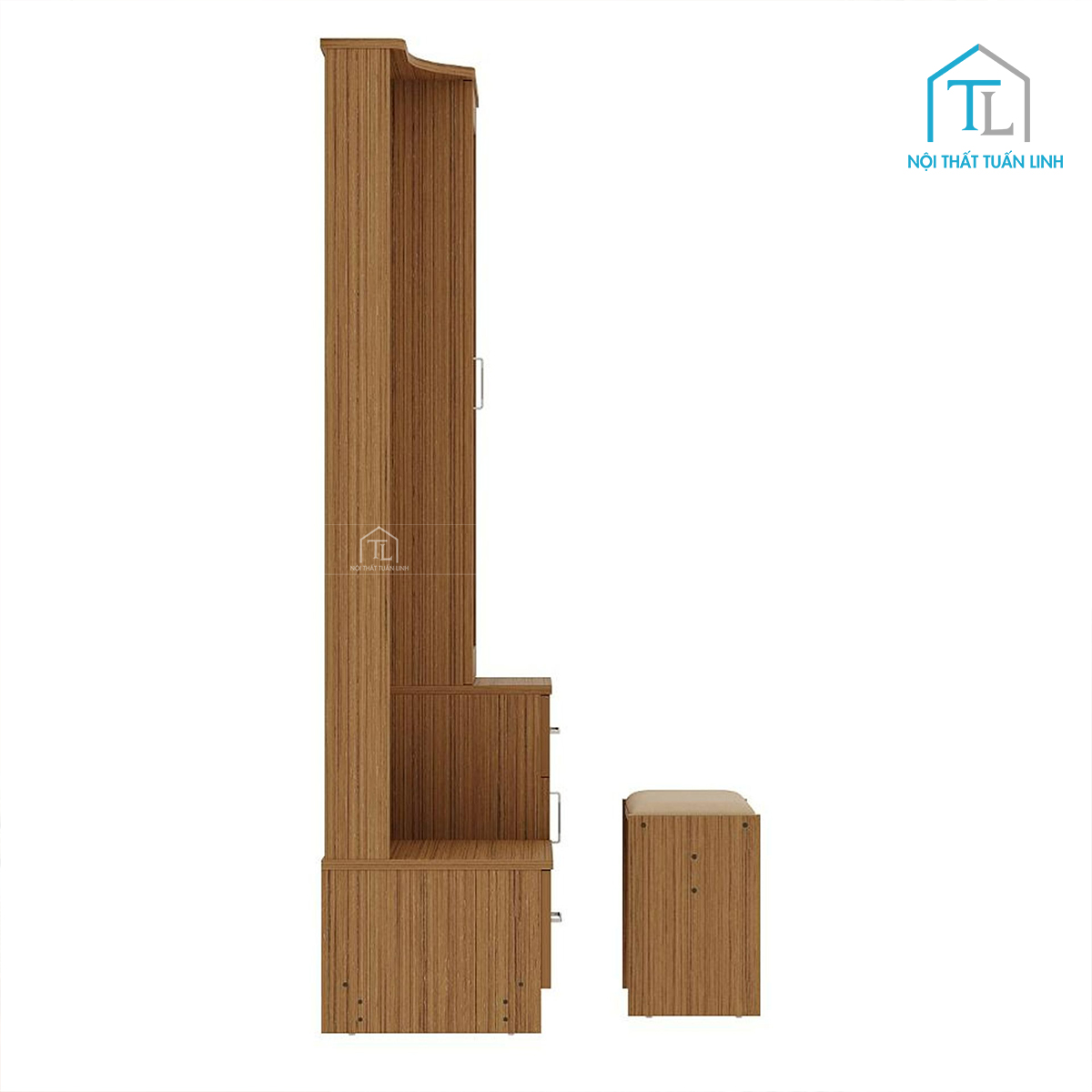 Bề mặt MDF phủ Melamine vân gỗ Teak sang trọng
