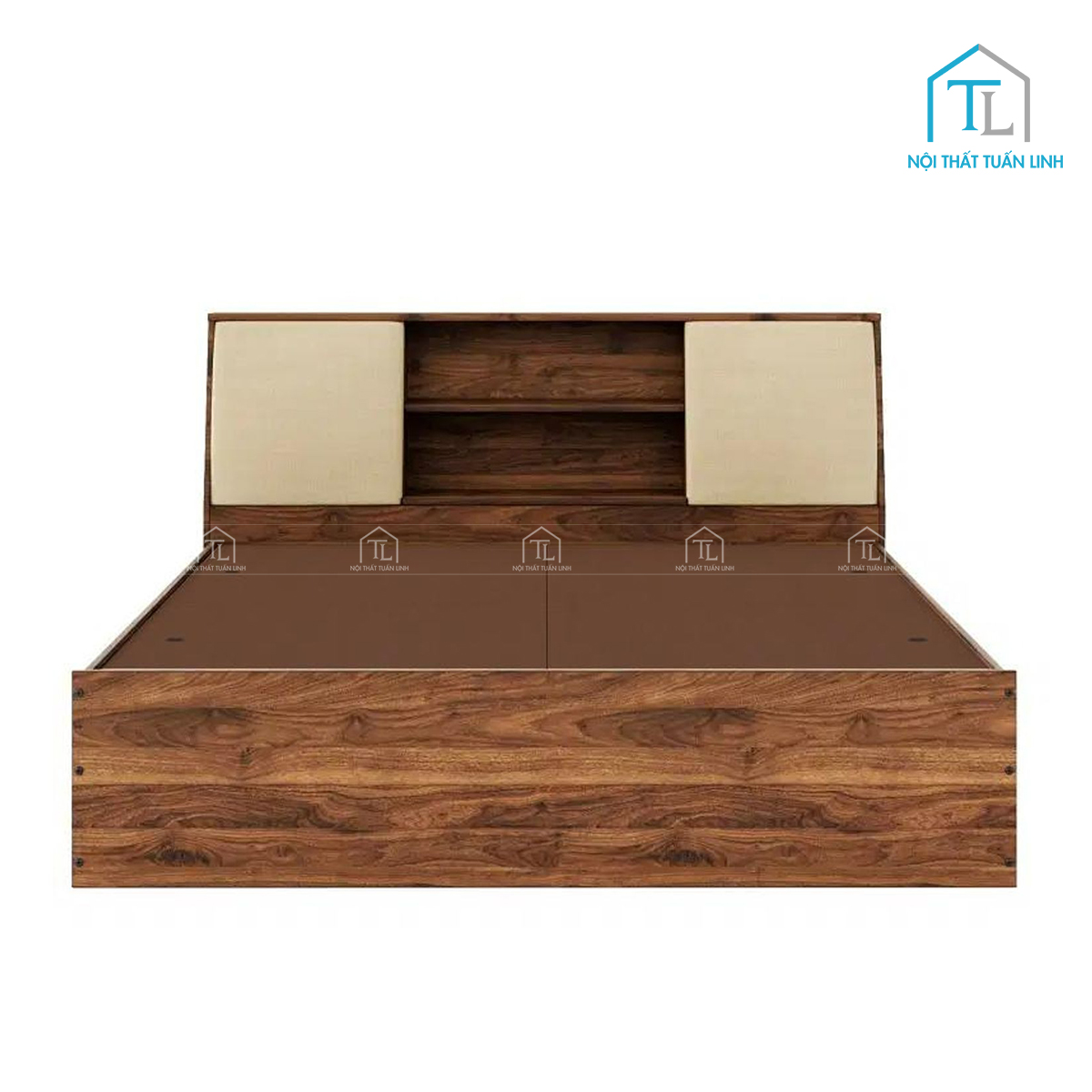 Khung giường gỗ công nghiệp chắc chắn