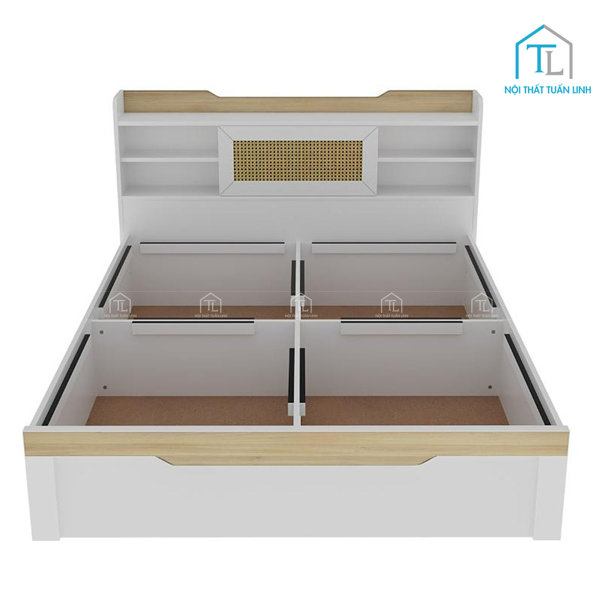 Hộc chứa dưới giường tiện nghi