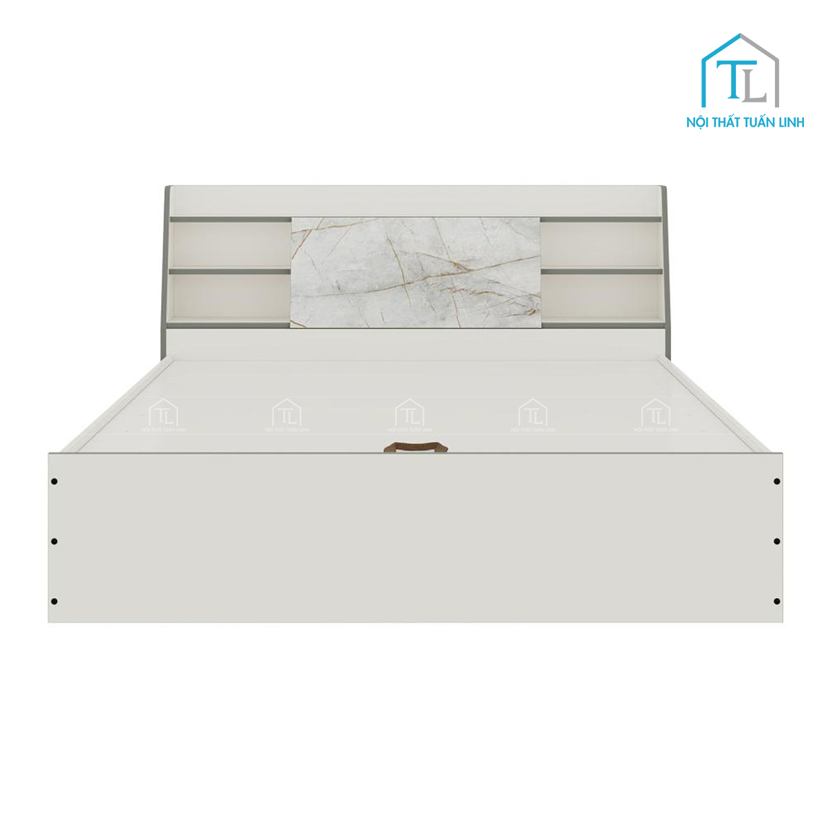 Bề mặt đầu giường hoàn thiện vân đá