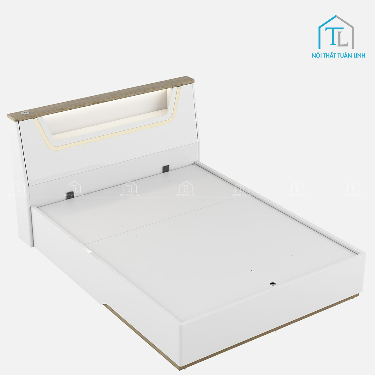 Chi tiết hộc chứa dưới giường