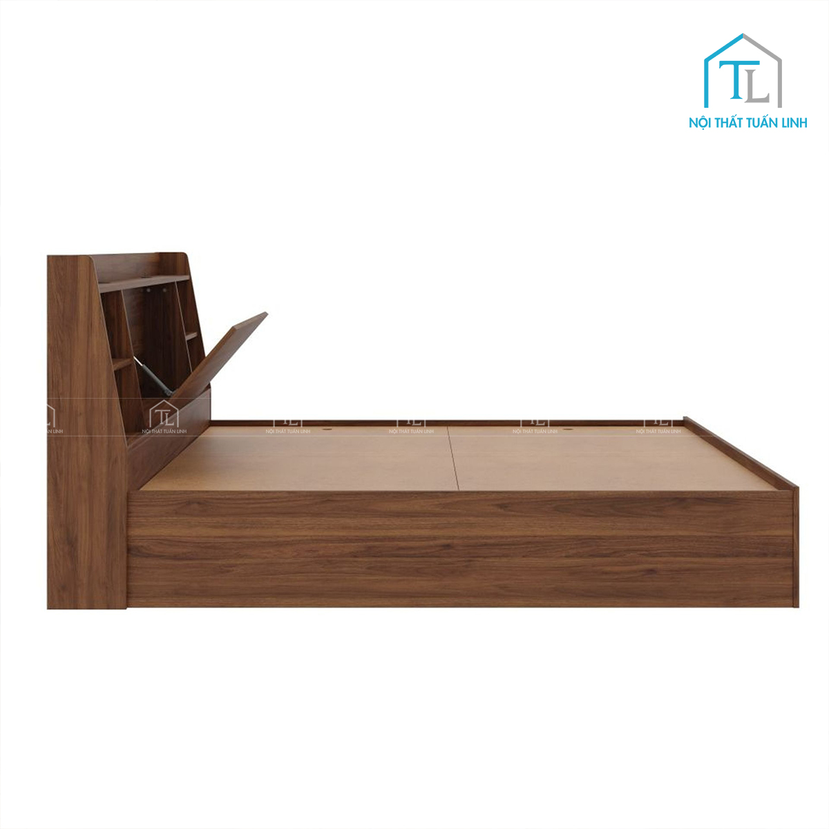 Khung giường gỗ công nghiệp chắc chắn