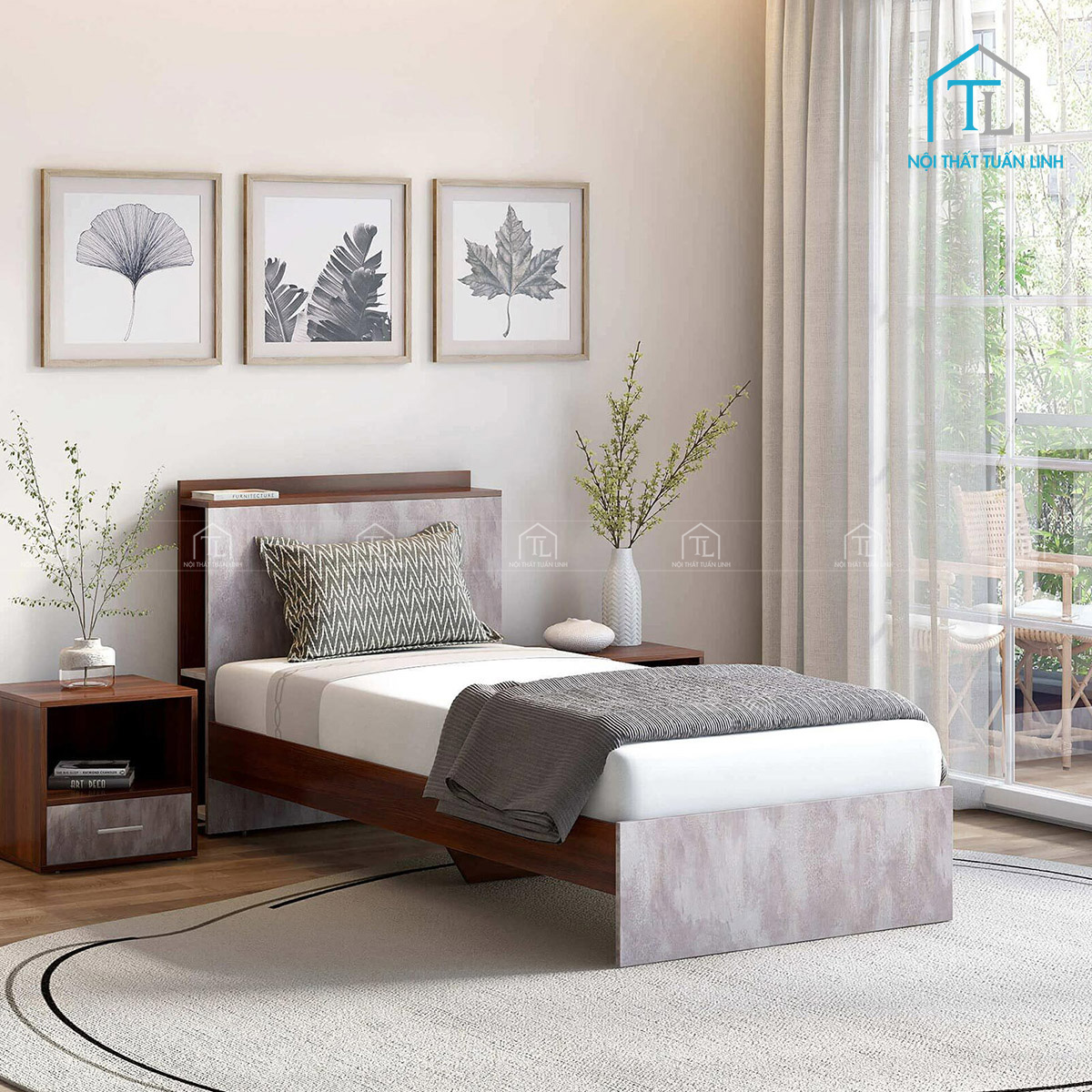 Phù hợp phòng ngủ đơn giản, gọn gàng