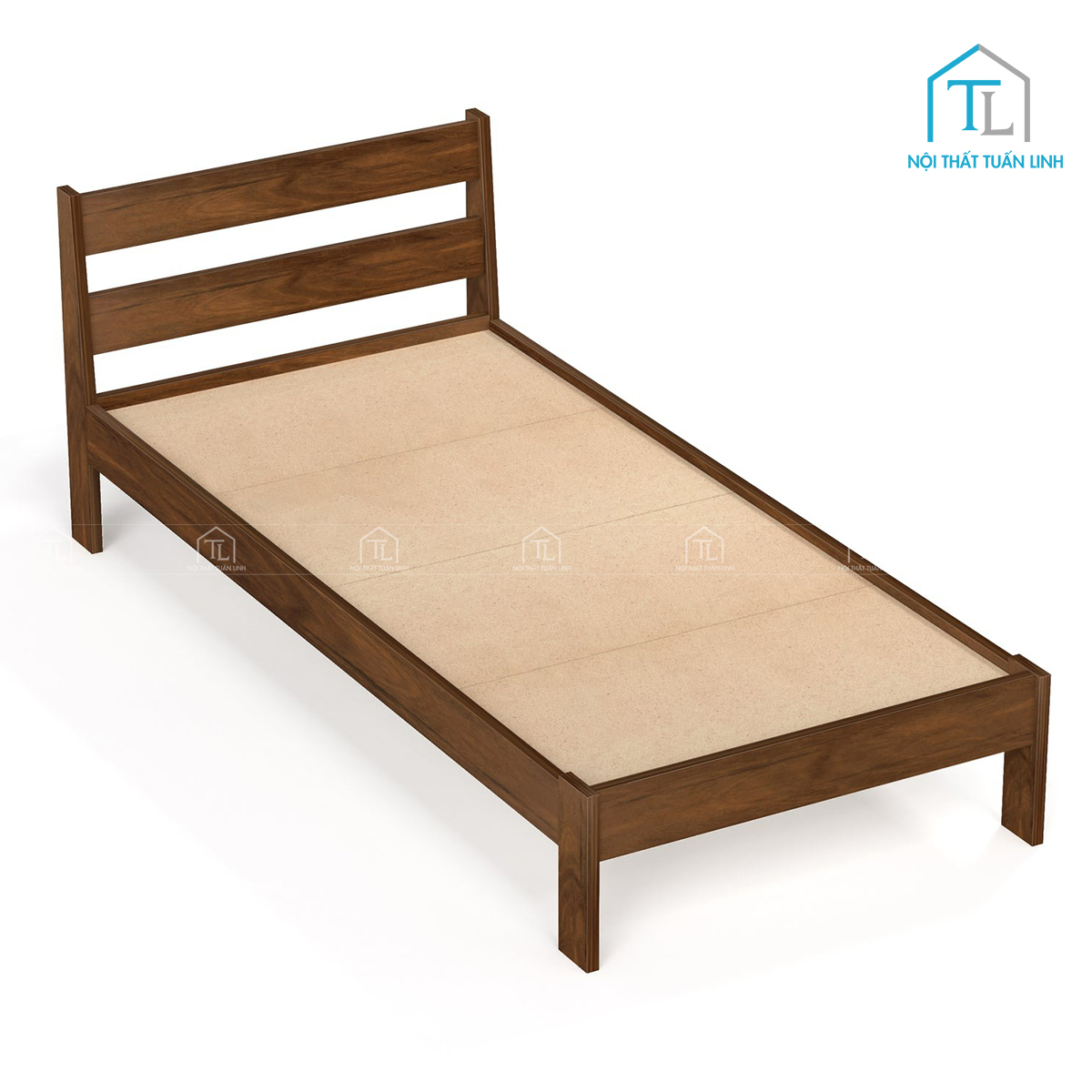 Khung giường gỗ công nghiệp chắc chắn