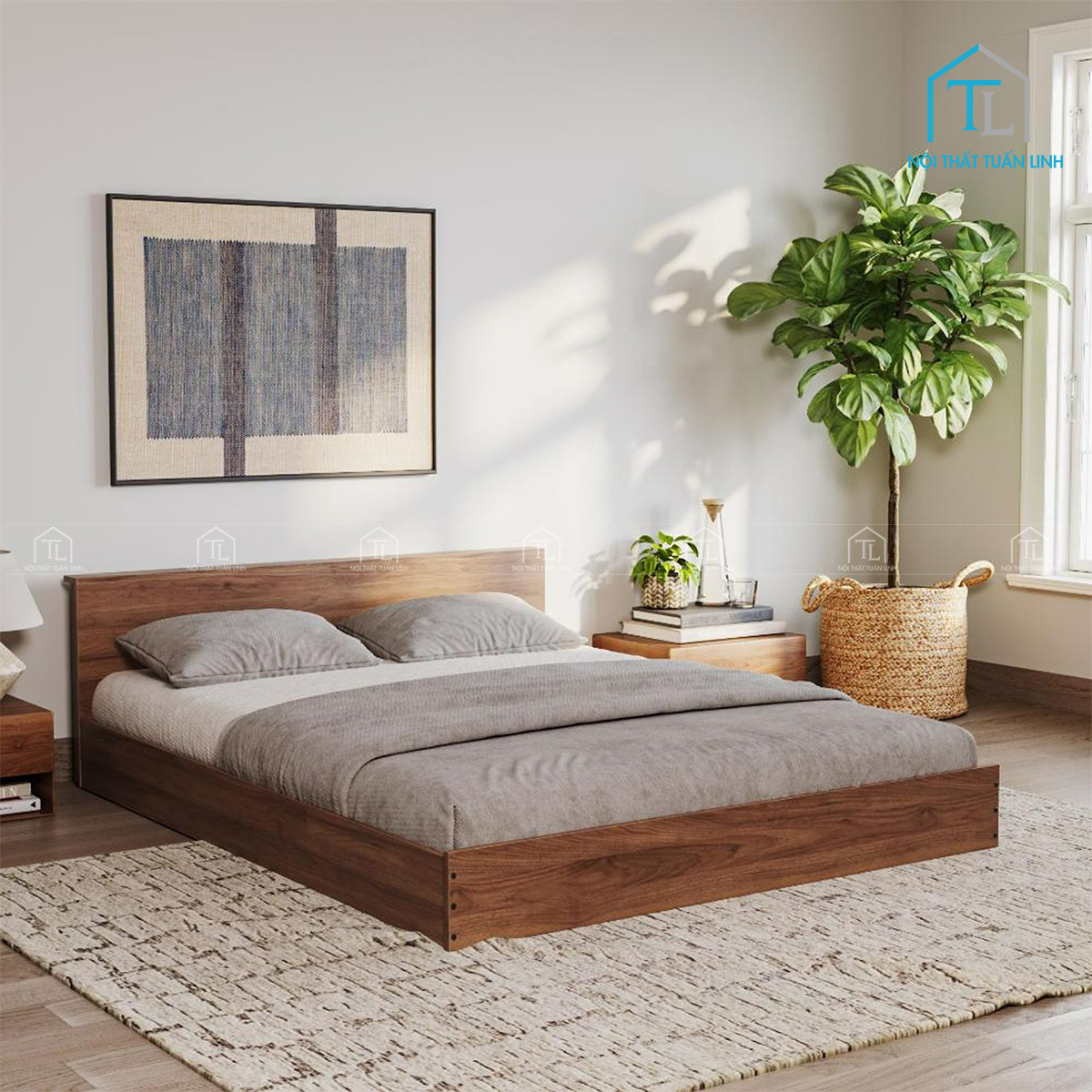 Mẫu giường ngủ thiết kế hiện đại