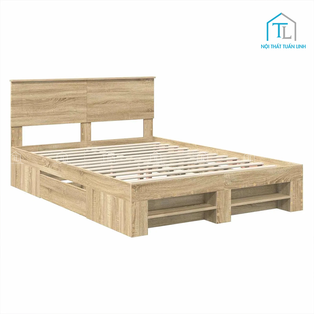 Khung giường chắc chắn, kết cấu ổn định