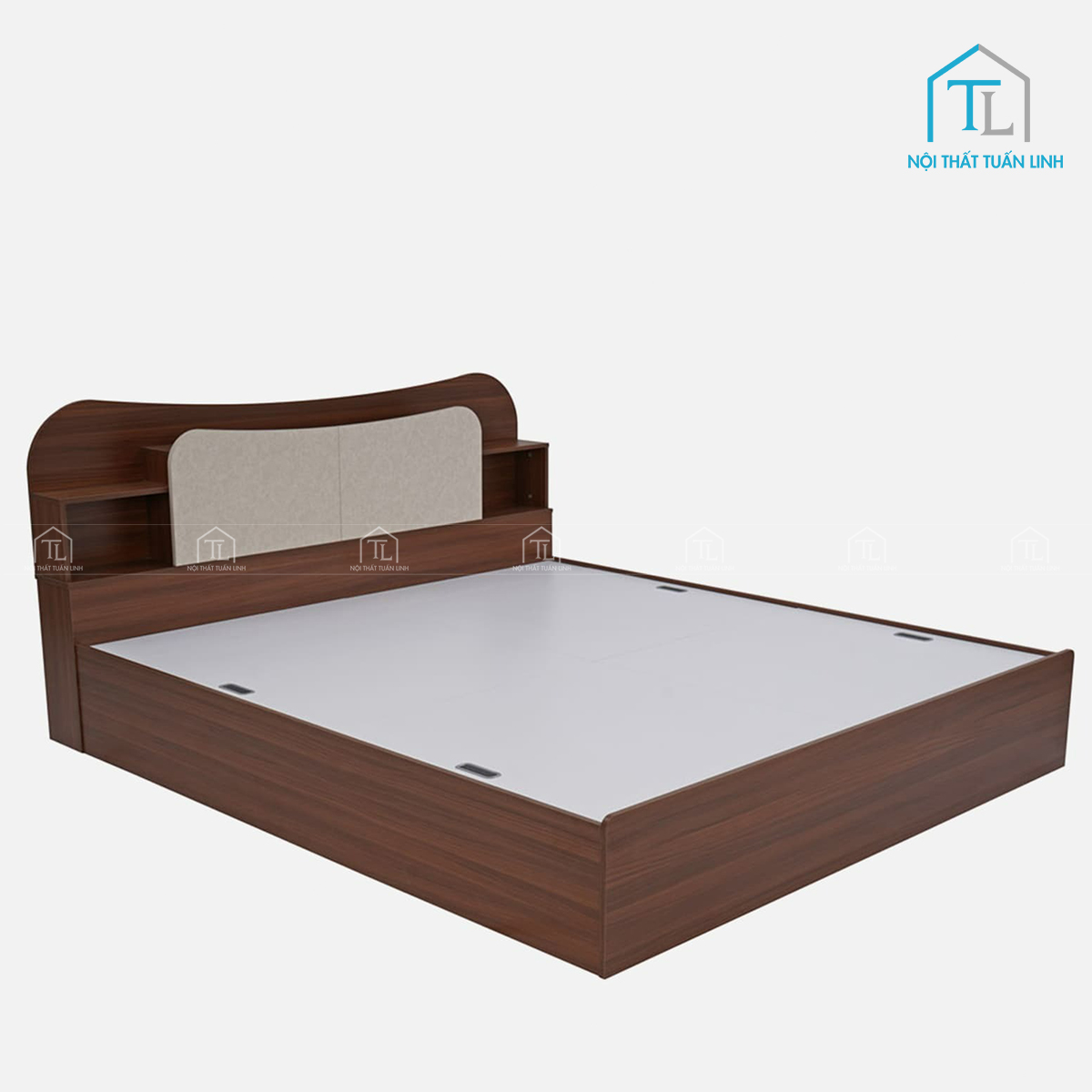 Tổng thể giường với thiết kế chắc chắn