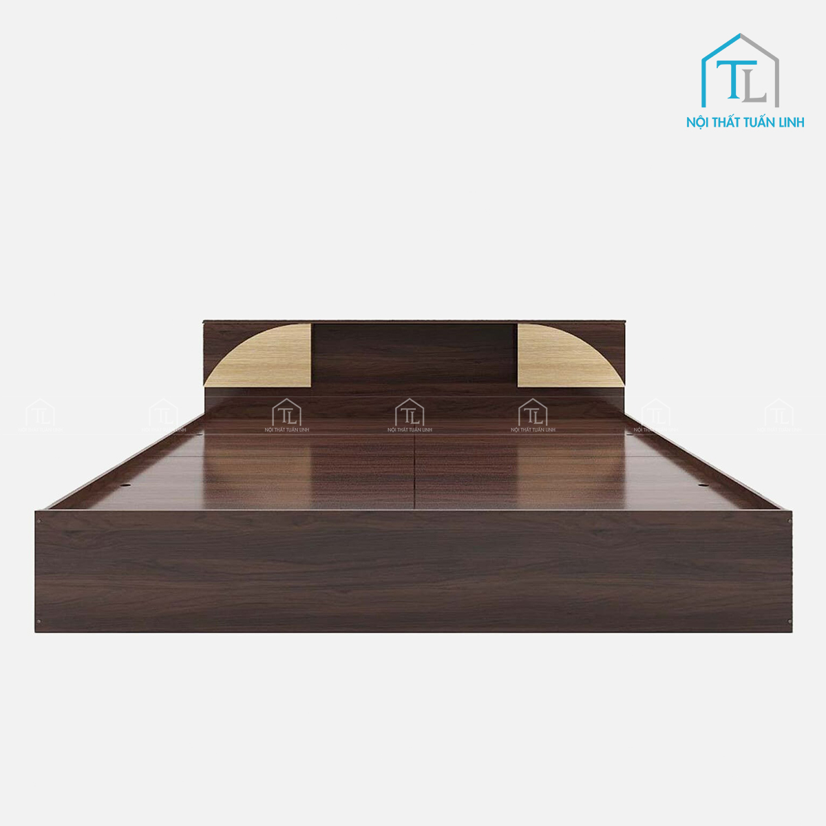 Mẫu giường ngủ gỗ công nghiệp hiện đại