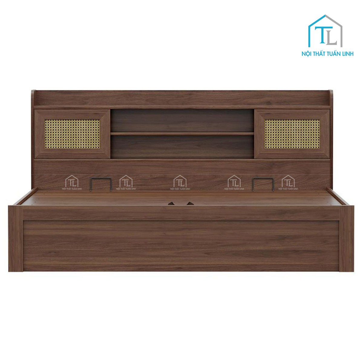 Khung giường gỗ công nghiệp chắc chắn