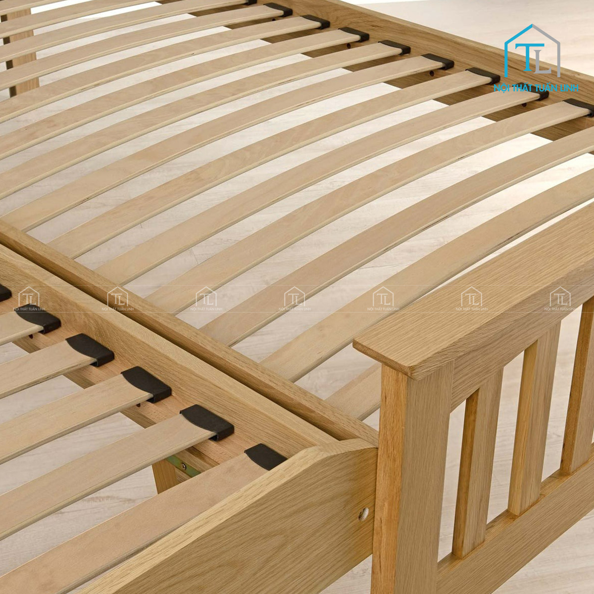 Hệ nan giường gỗ đàn hồi nâng đỡ tối ưu