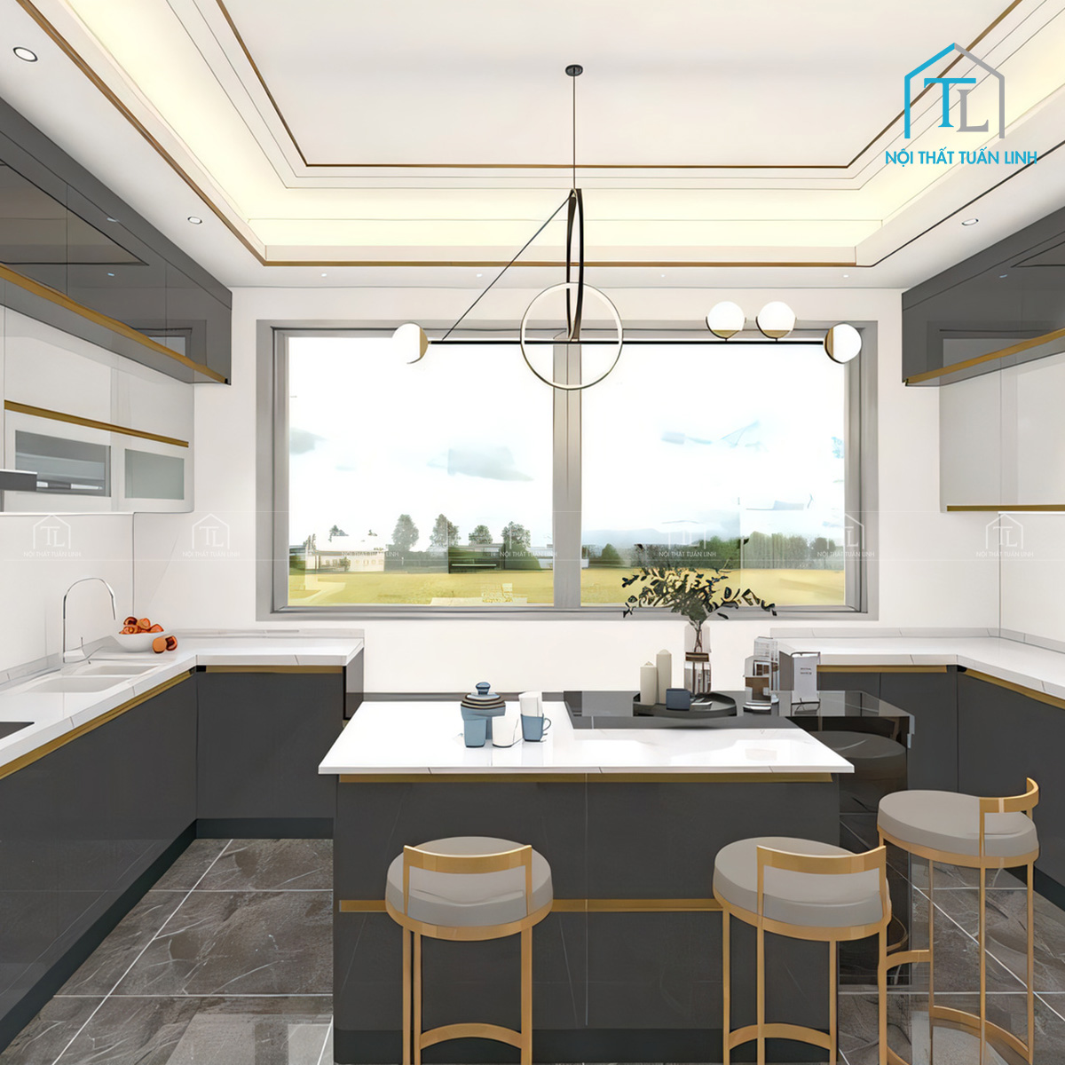 Cánh tủ Acrylic bóng gương cao cấp