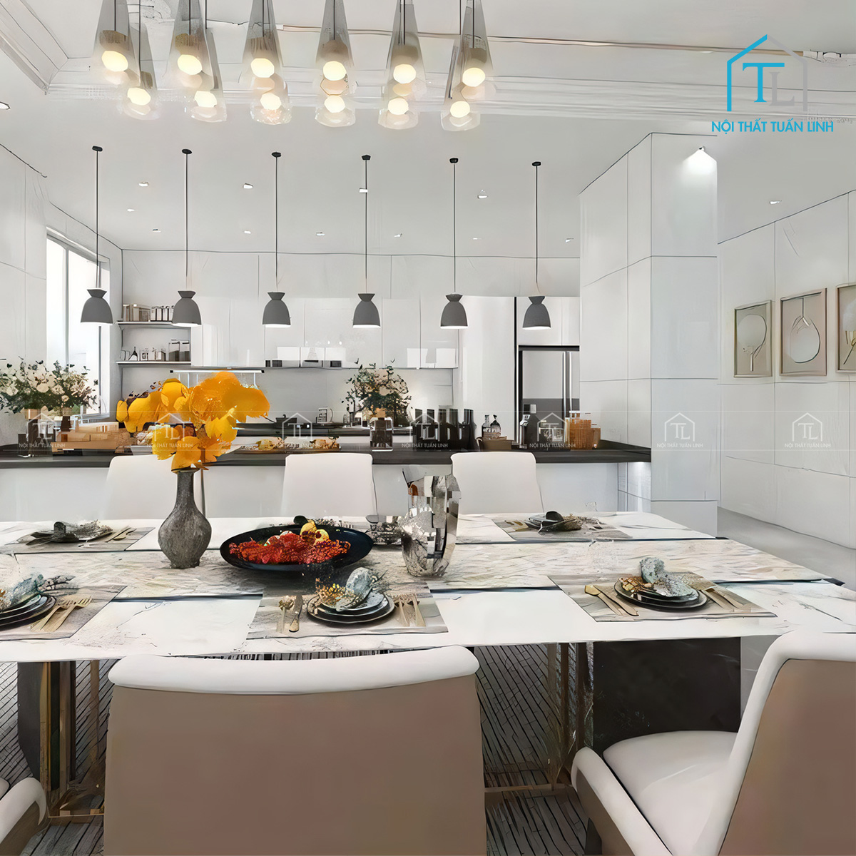 Bề mặt Acrylic trắng cao cấp, dễ vệ sinh