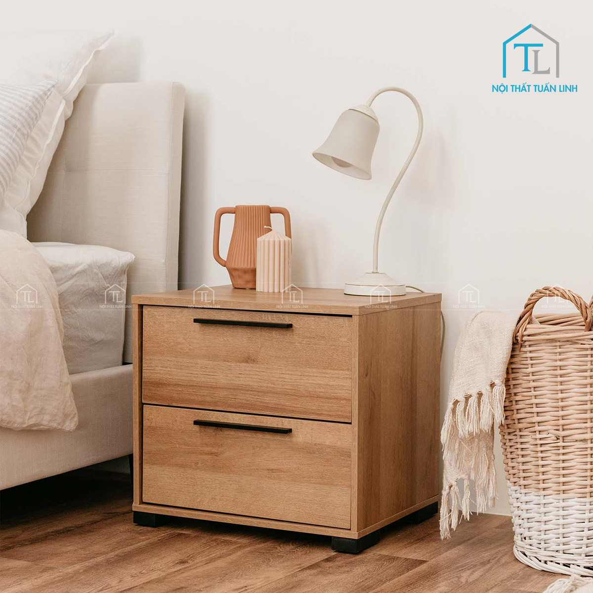 Bề mặt melamine vân gỗ sồi sang trọng