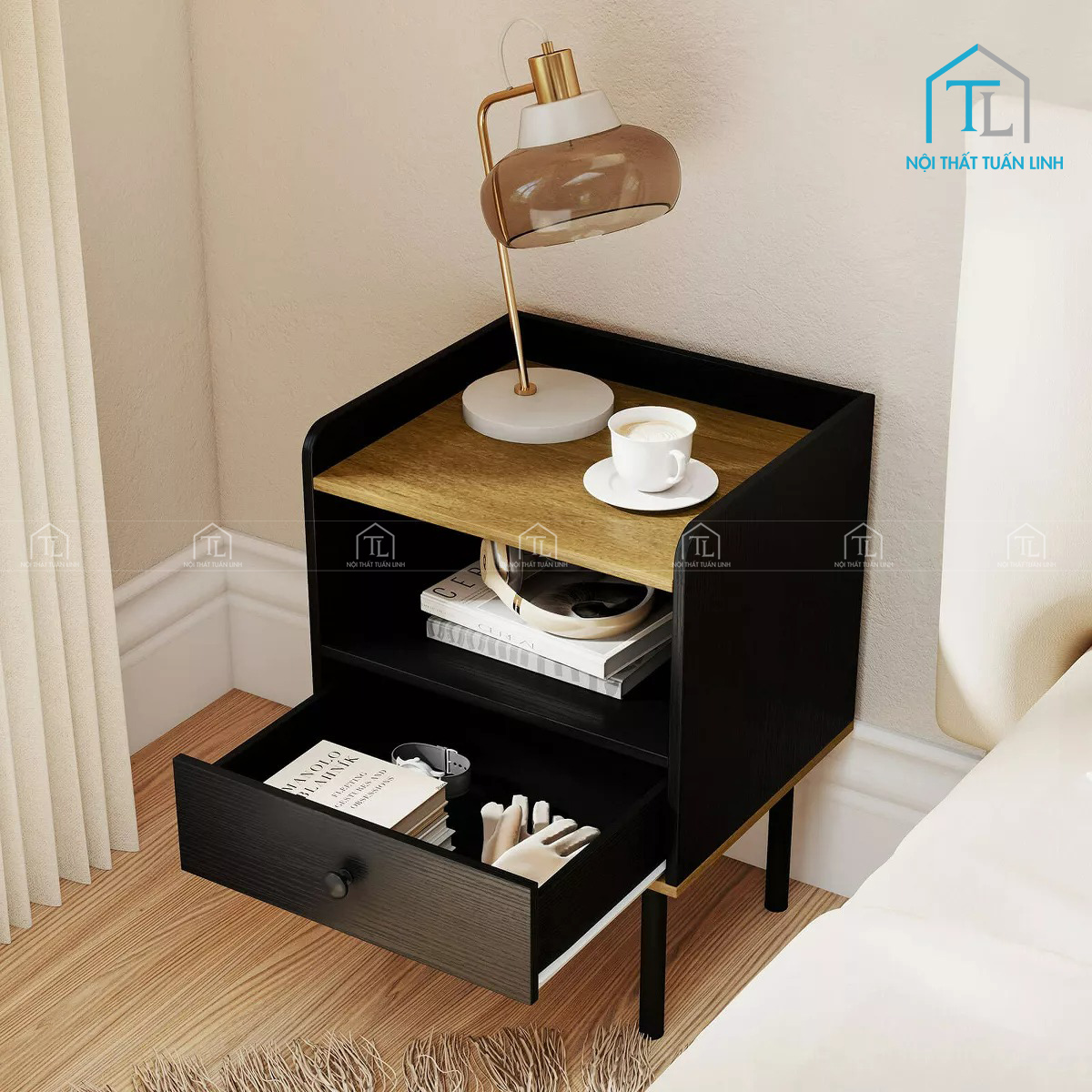 Ngăn kéo kín tiện lợi cho đồ cá nhân