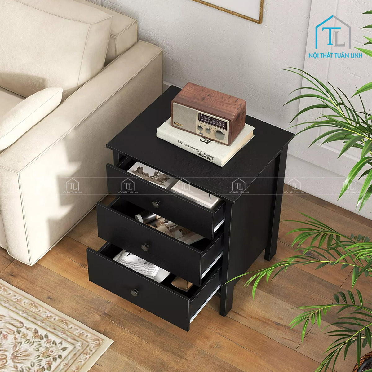Hệ thống 3 ngăn kéo sâu, tối ưu không gian lưu trữ