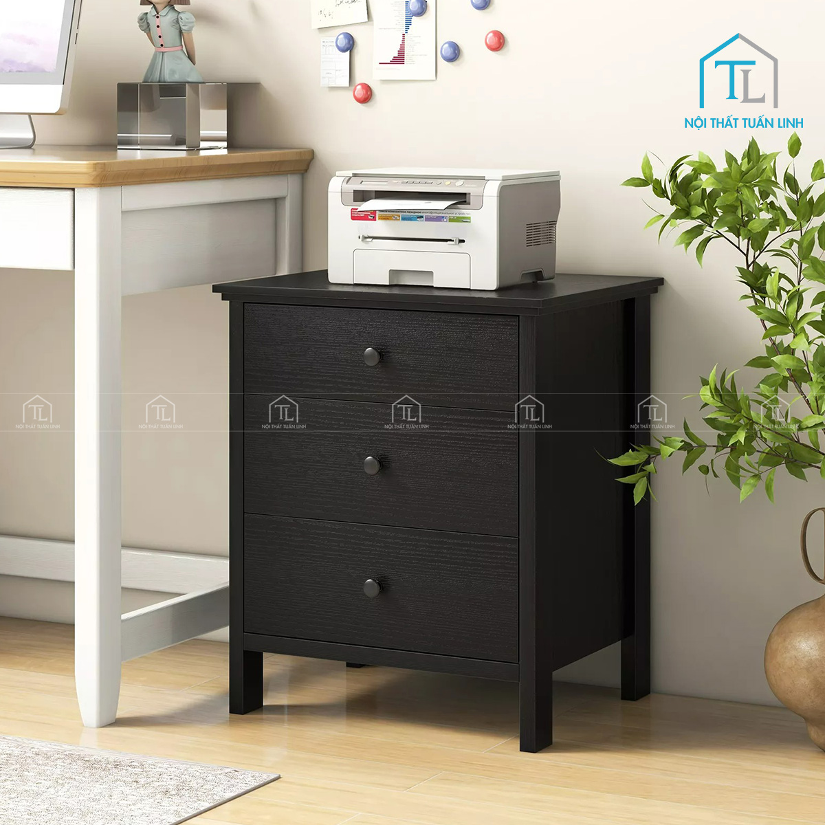 Màu đen hiện đại, dễ phối nội thất