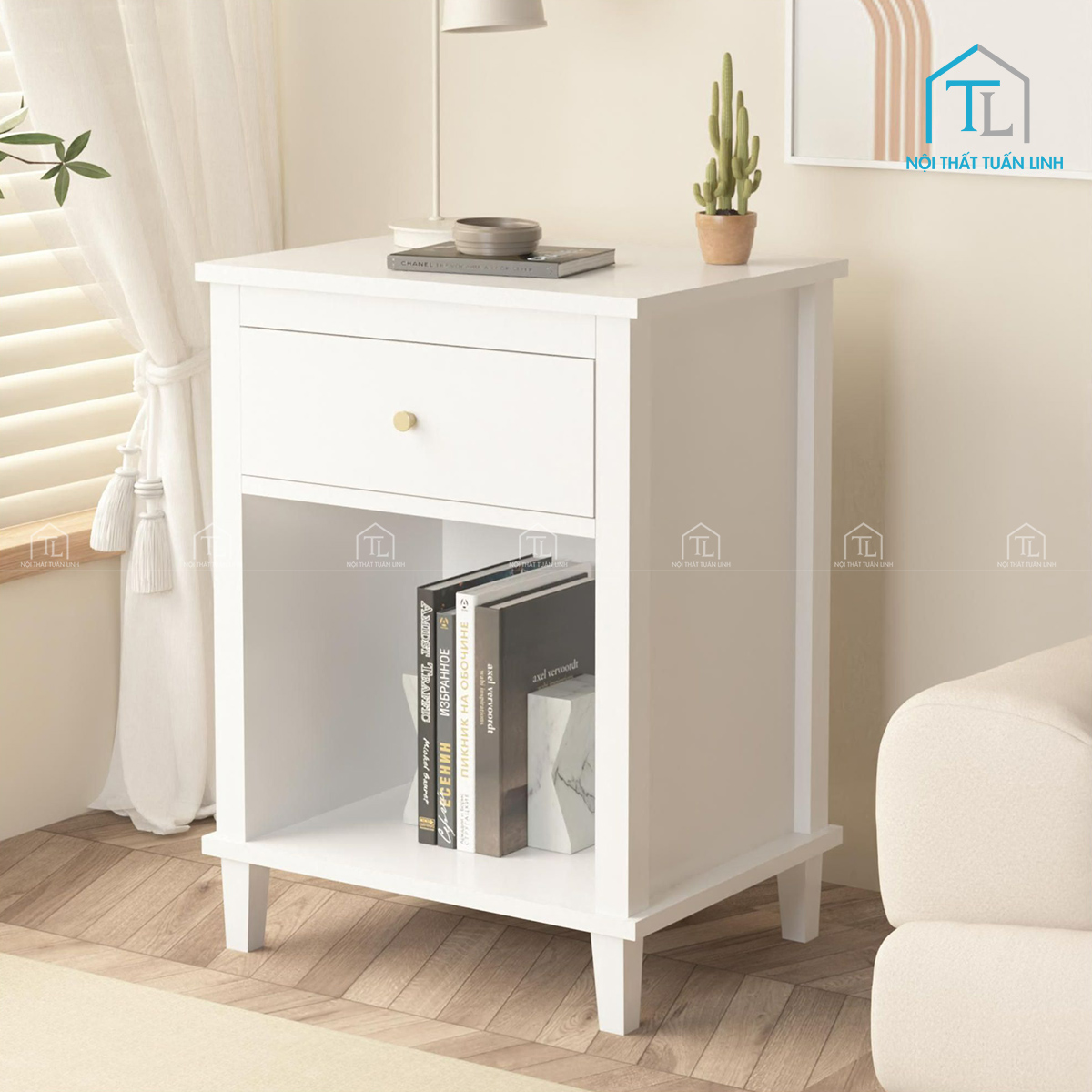 Tủ đầu giường phù hợp nhiều không gian
