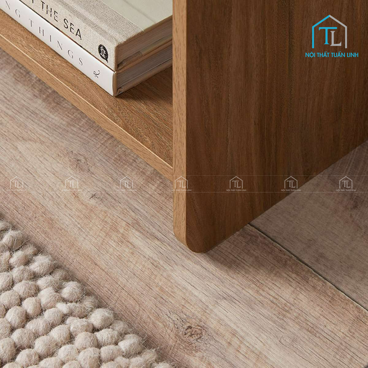 Mặt tủ đầu giường vân gỗ óc chó