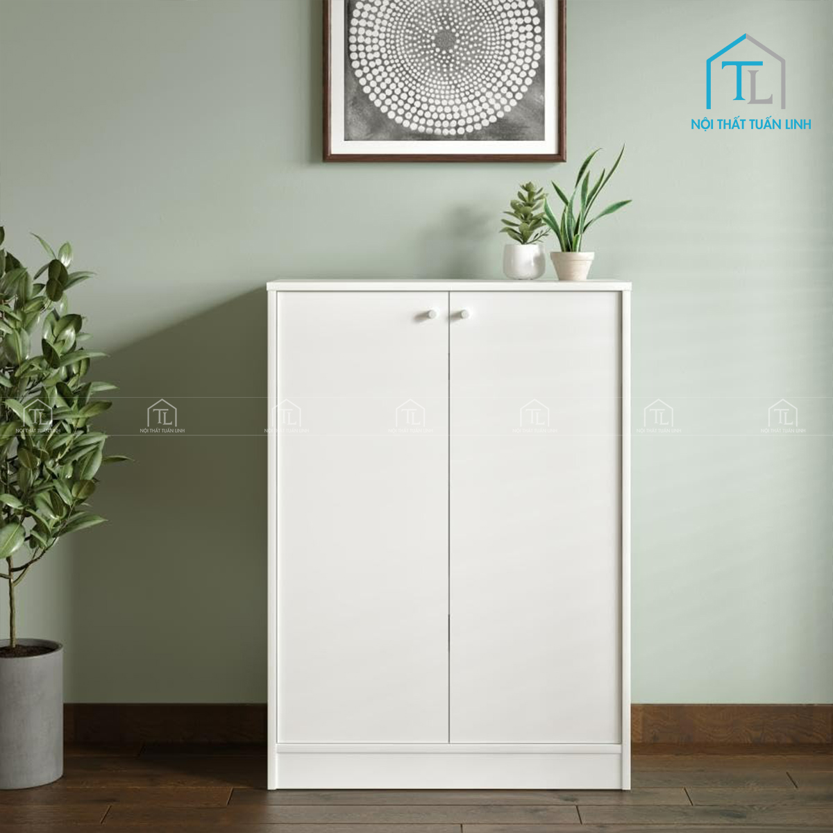 Mặt tủ phẳng tiện lợi dùng để trang trí đồ decor