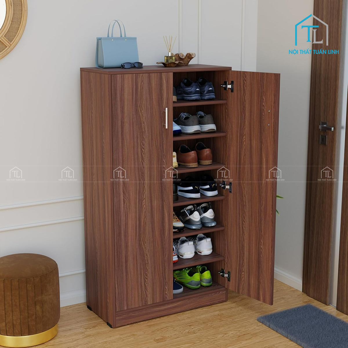 Bề mặt Melamine chống trầy xước, dễ vệ sinh