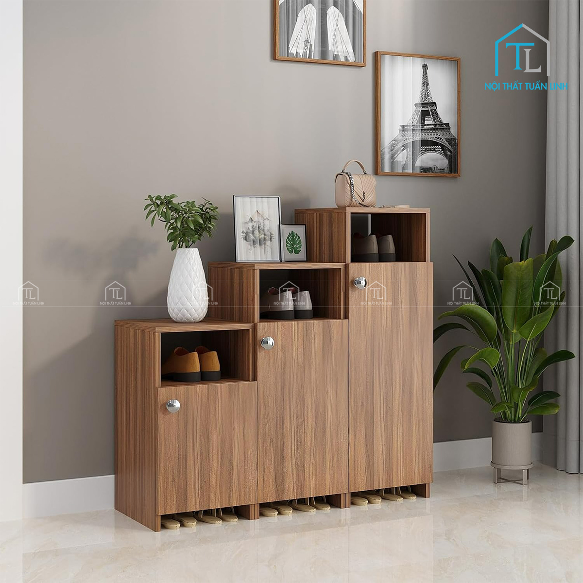 Tủ giày trong không gian căn hộ nhỏ