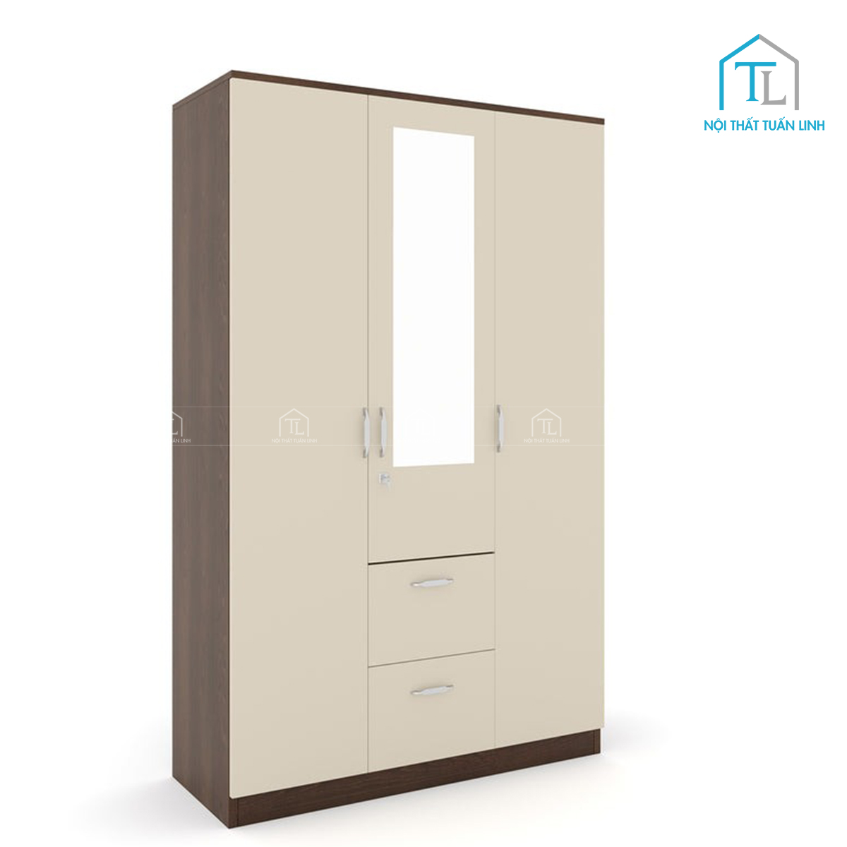 Cánh tủ tích hợp gương soi tiện lợi
