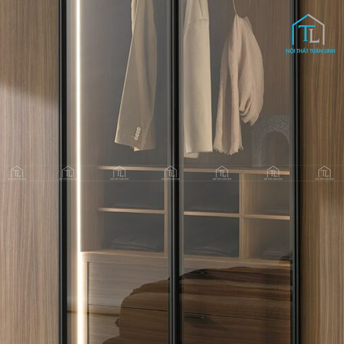 Thiết kế cánh kính hiện đại, tăng chiều sâu không gian