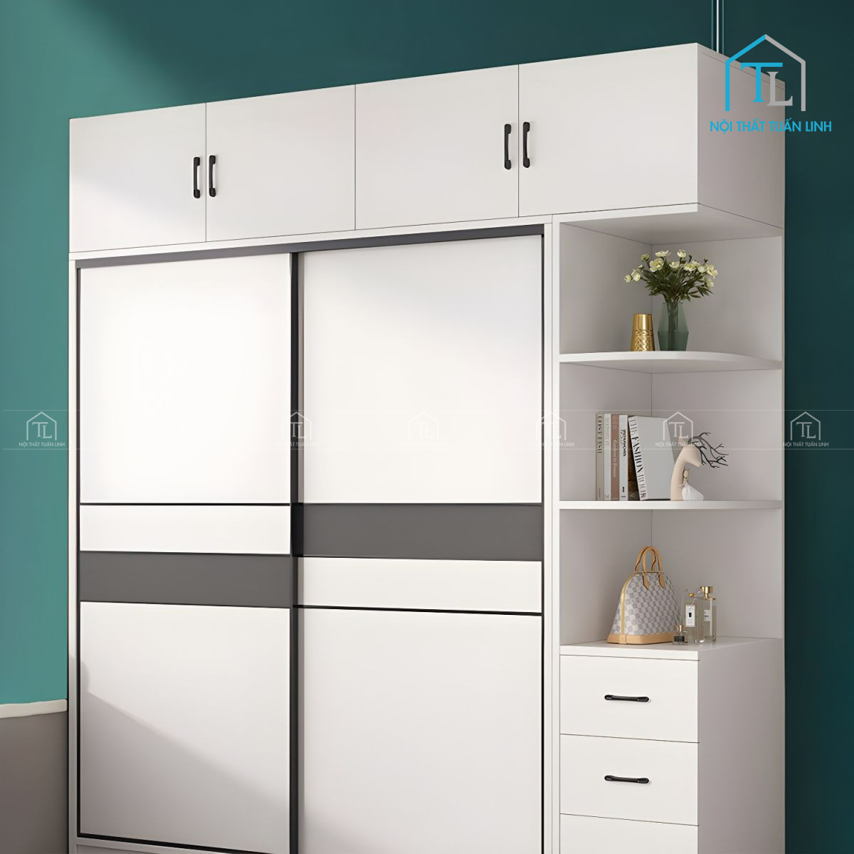Tủ trên cao tối ưu chiều cao trần