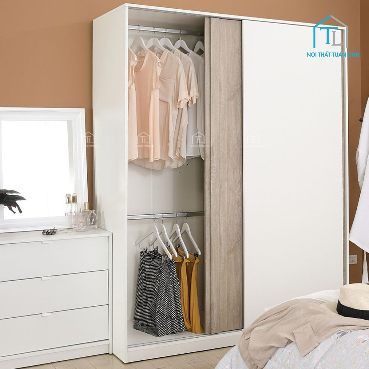 Kiểu dáng gọn gàng, tiết kiệm diện tích