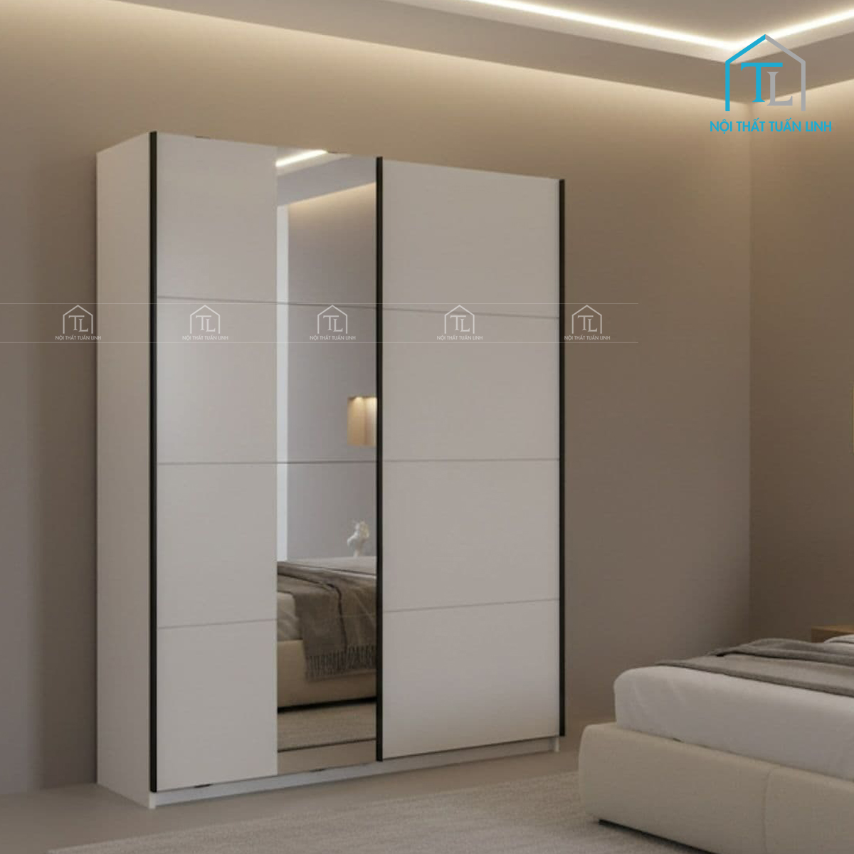 Gam màu trắng trang nhã, dễ phối nội thất