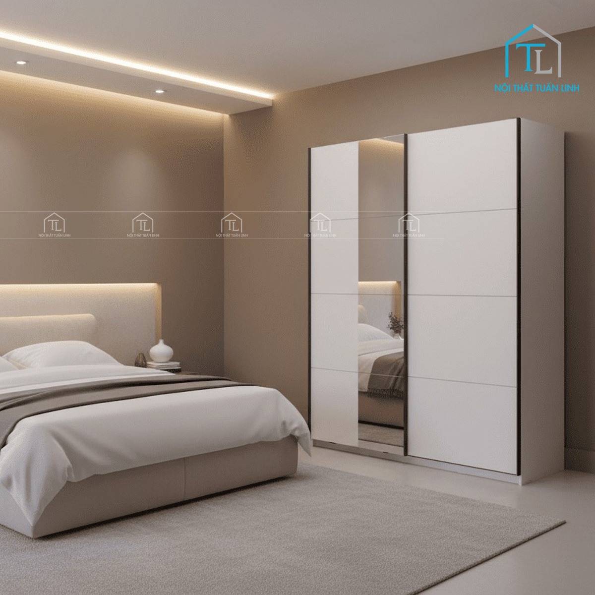 Cánh gương soi toàn thân tiện lợi khi sử dụng