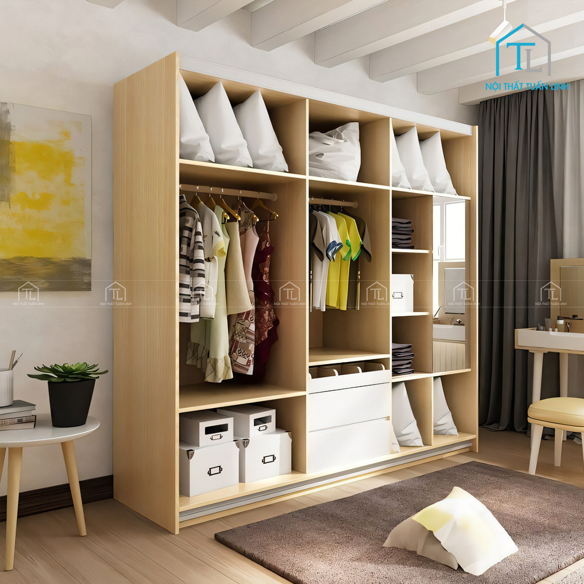 Bề mặt MDF phủ Melamine vân gỗ tự nhiên