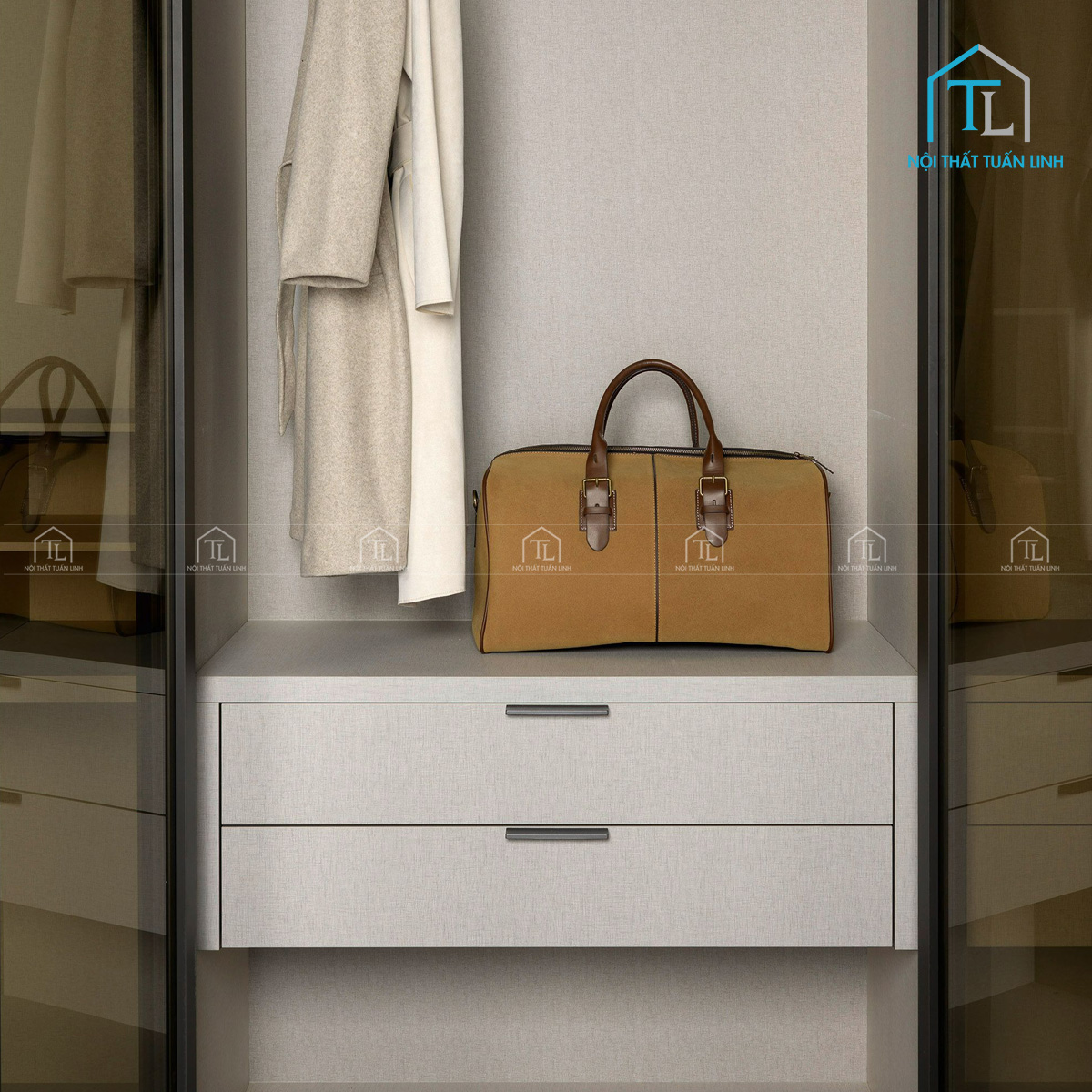 Ngăn kéo tiện lợi cho phụ kiện và đồ cá nhân