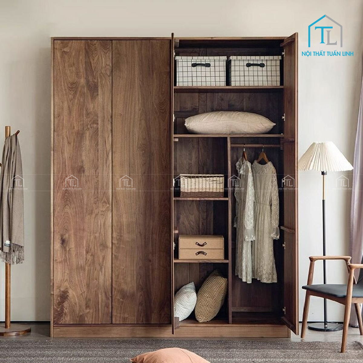 Chất vân gỗ óc chó tự nhiên