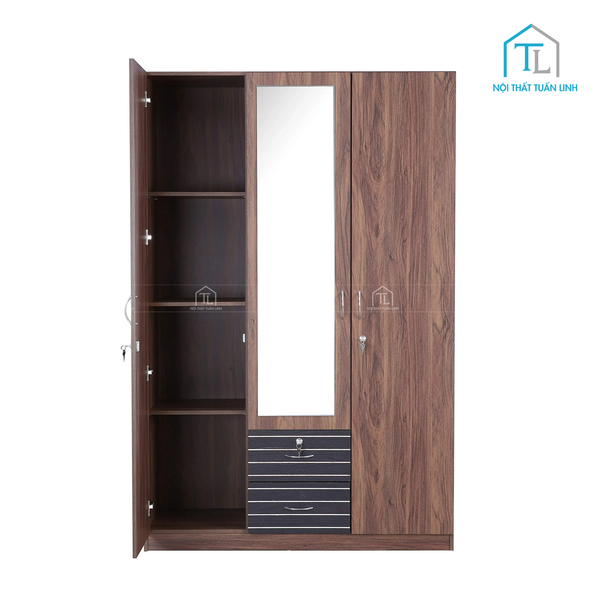 Gương soi tích hợp tiện lợi, tăng chiều sâu không gian