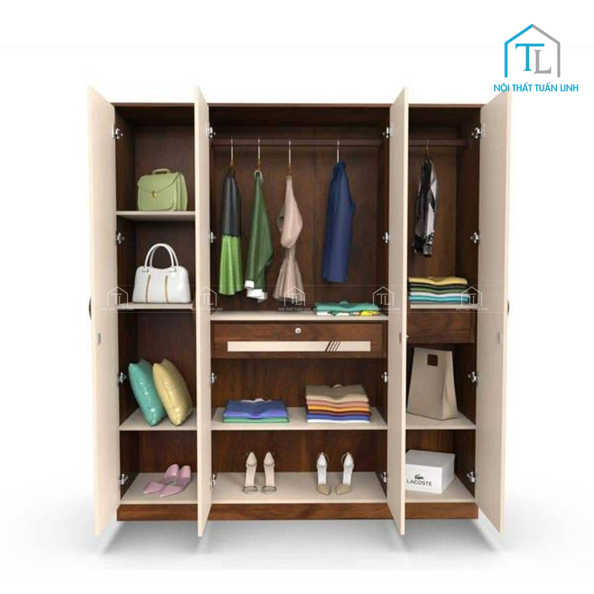 Hệ thống nhiều ngăn kệ lưu trữ tiện lợi