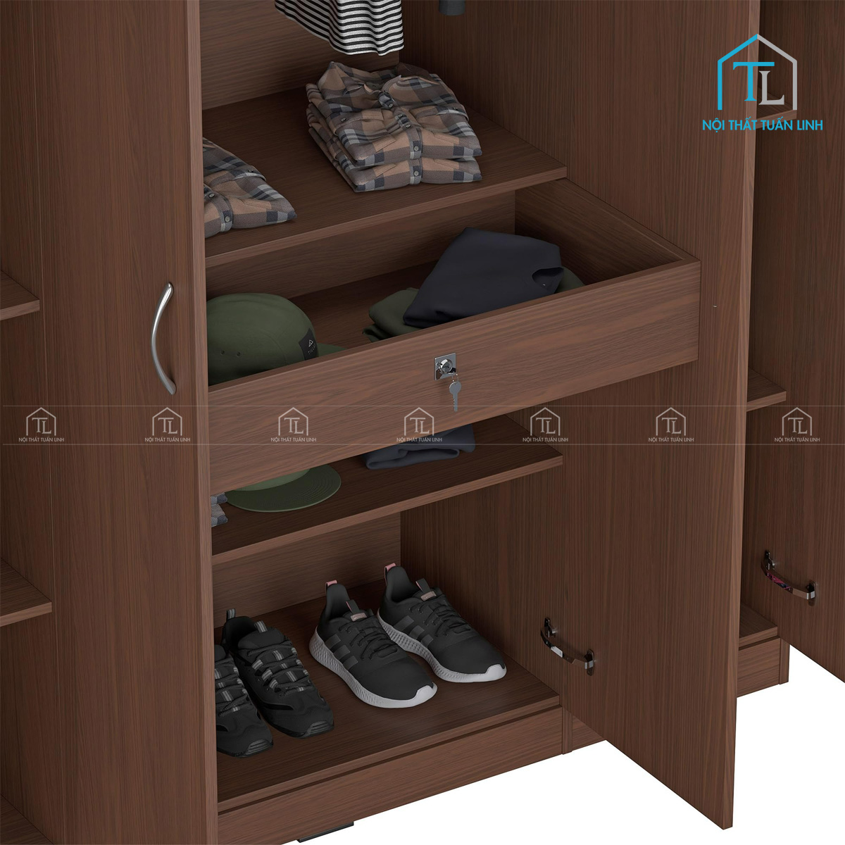 Ngăn kéo khóa an toàn cho đồ giá trị
