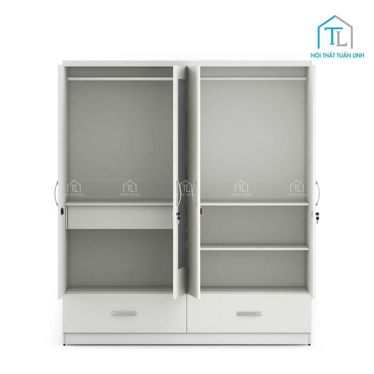 Không gian lưu trữ phù hợp phòng ngủ cá nhân, gia đình