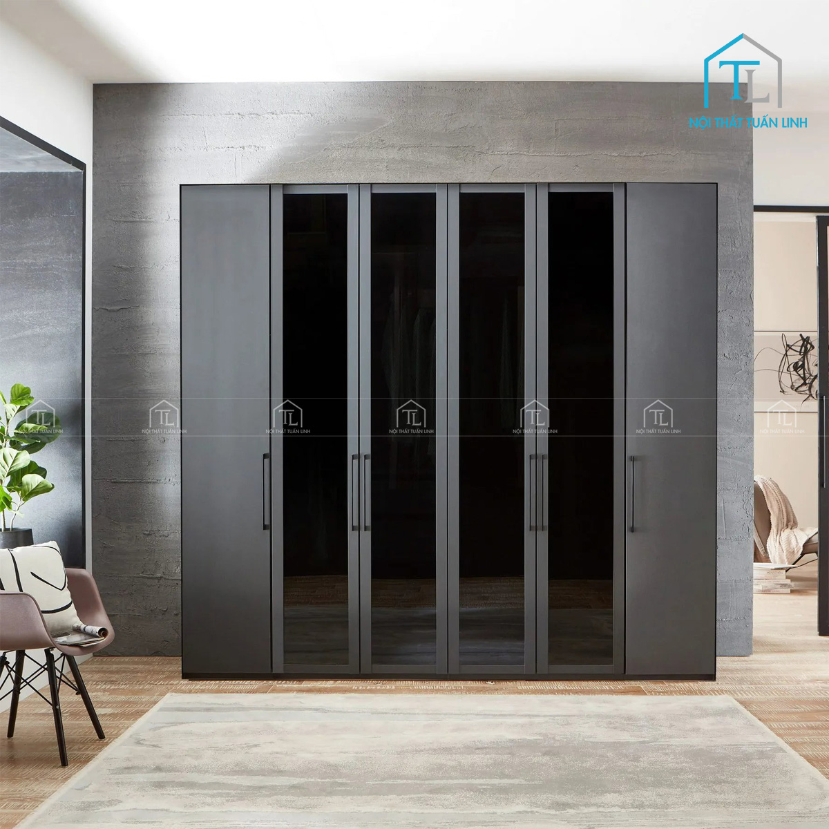 Phù hợp cho phòng ngủ chung cư, nhà phố hiện đại