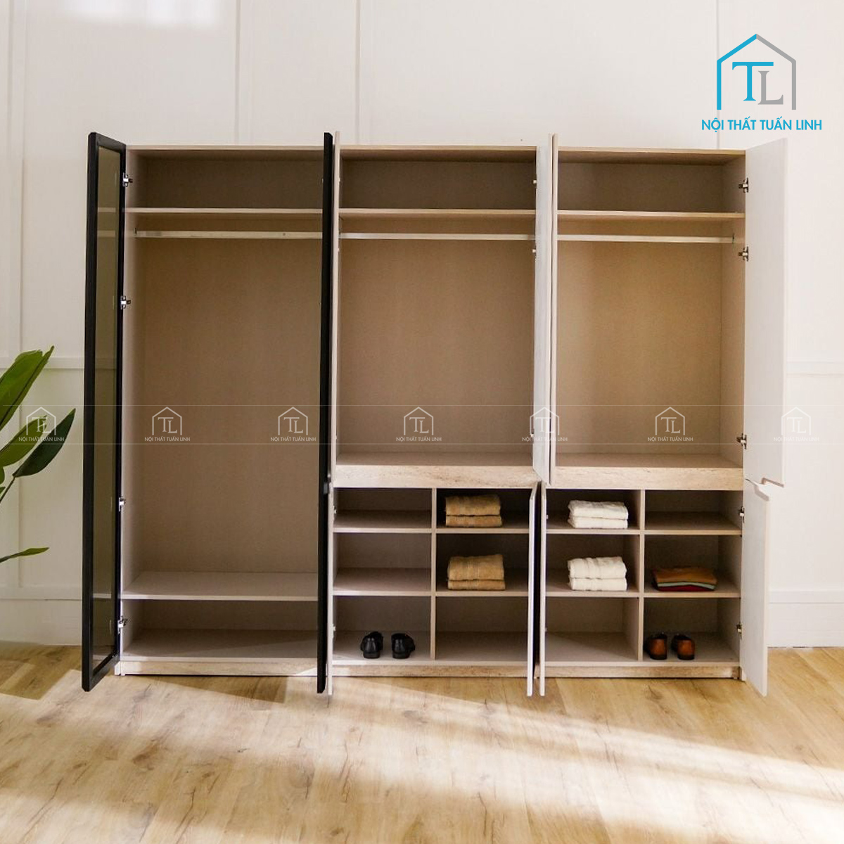 Không gian lưu trữ rộng rãi, tiện ích