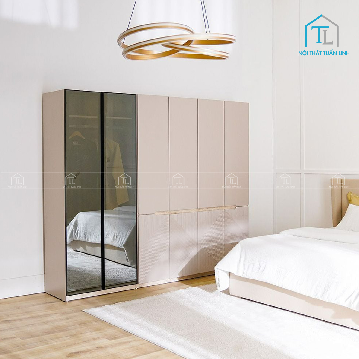 Phù hợp với phòng ngủ hiện đại và cao cấp