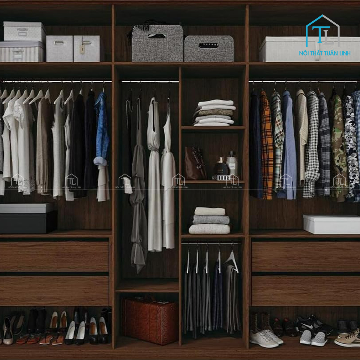 Thiết kế bố trí các kệ tiện lợi