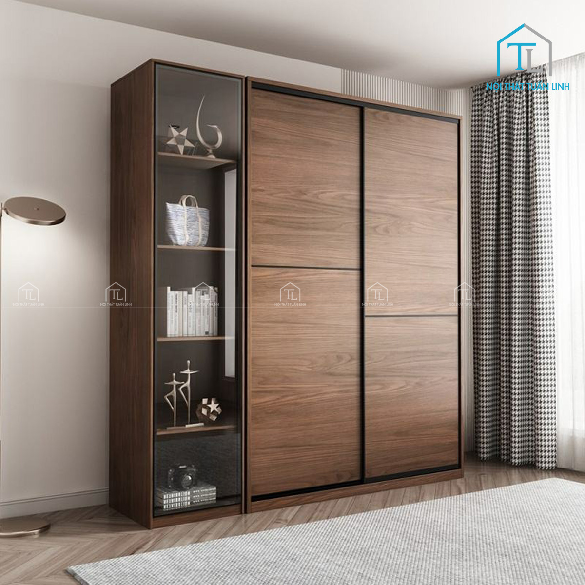 Hệ ray trượt êm ái, tiết kiệm diện tích sử dụng