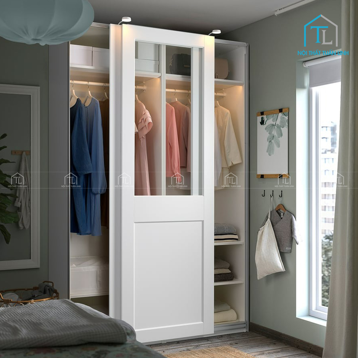 Hệ ray trượt giảm chấn đóng mở êm ái