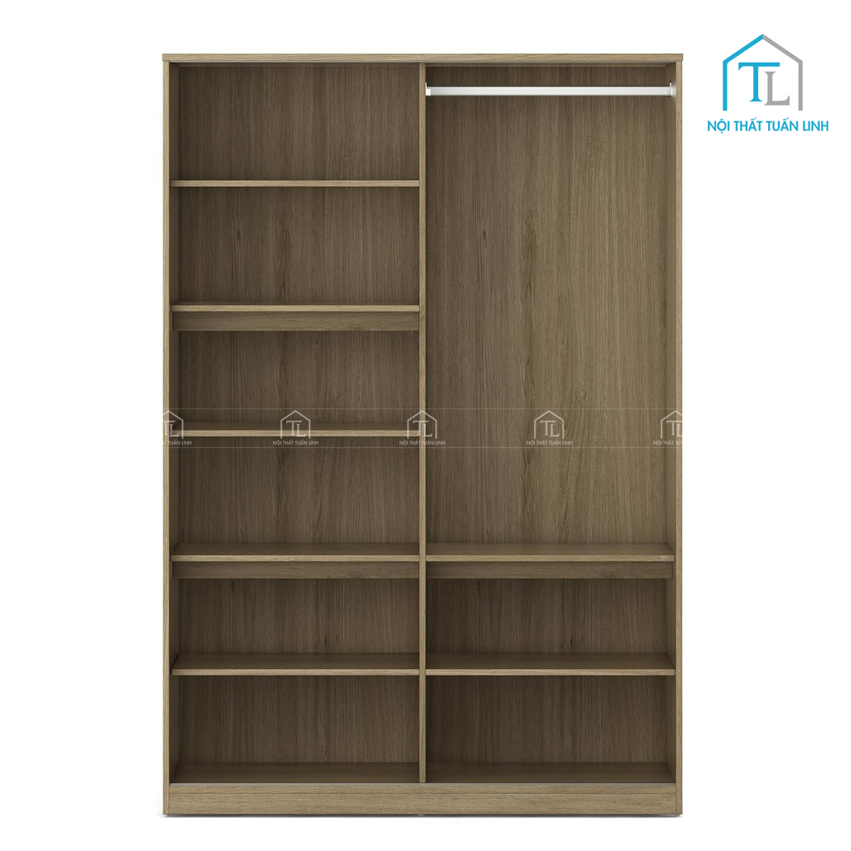 Thiết kế nhiều ngăn kệ tiện lợi