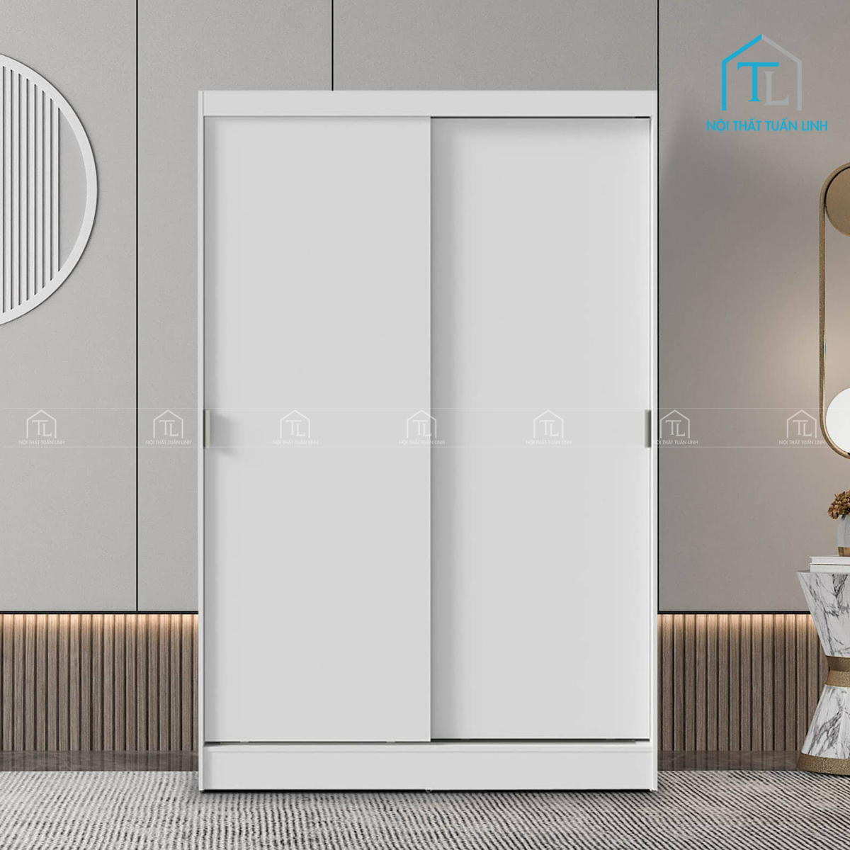Tủ quần áo cửa lùa thiết kế hiện đại