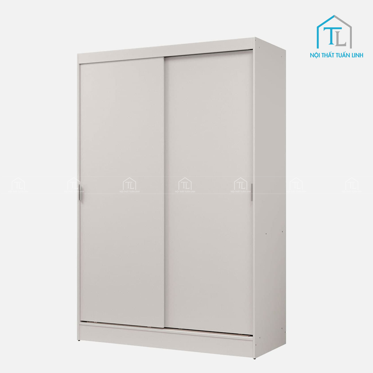 Chất liệu MDF phủ sơn trắng sang trọng, dễ vệ sinh