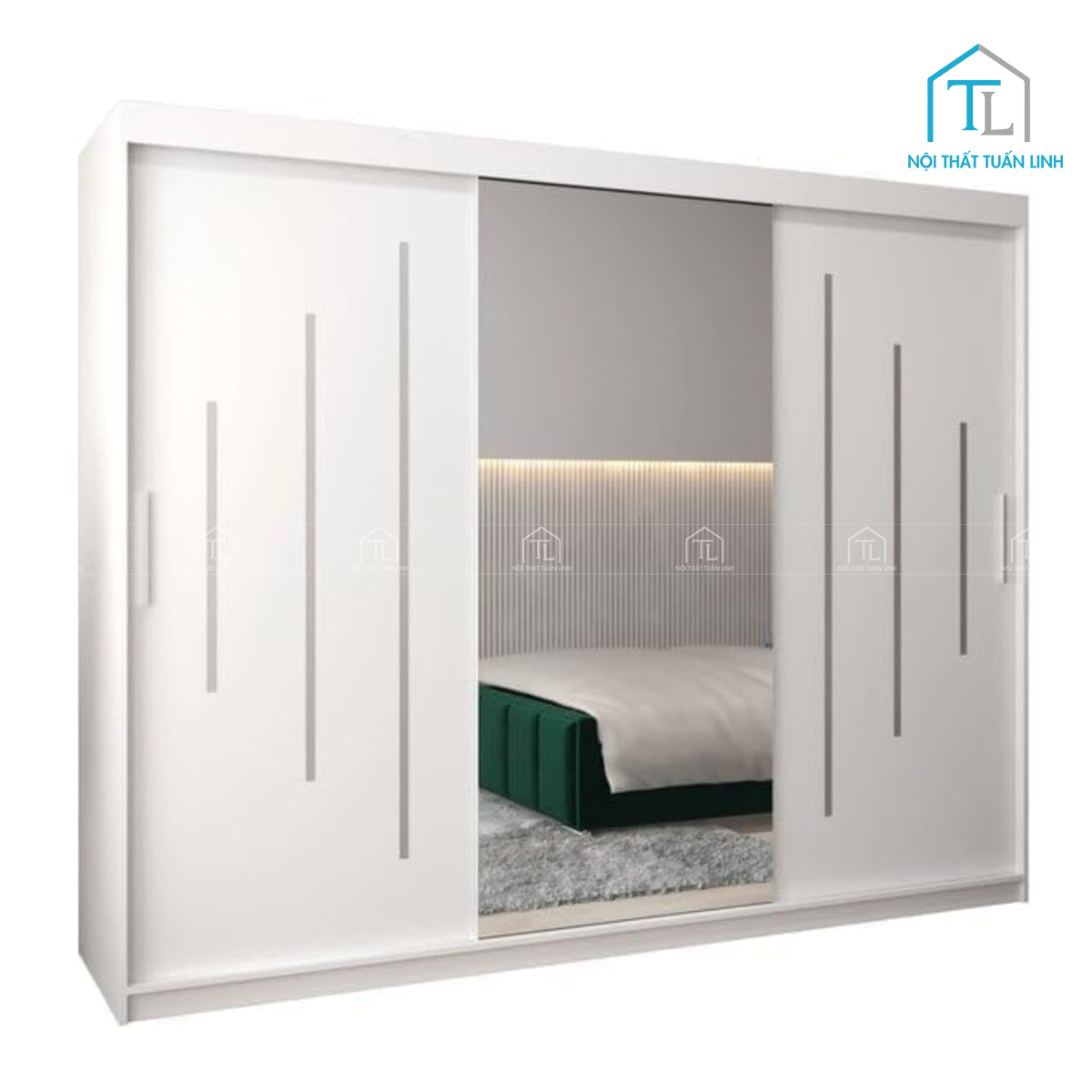 Chất liệu gỗ MDF bền đẹp, chắc chắn